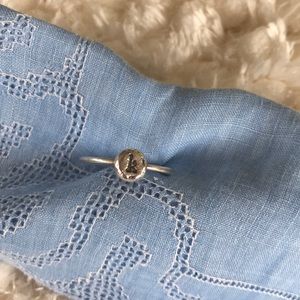 Sterling Silver k Initial Ring Size 10